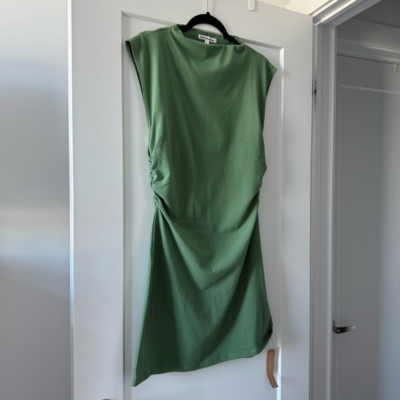 Reformation green Alden stretch knit mini dress - size XL NWT - Picture 7 of 12